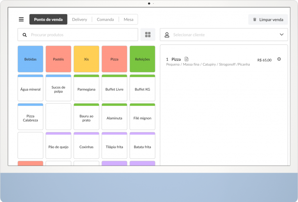 Pratio PDV para restaurante