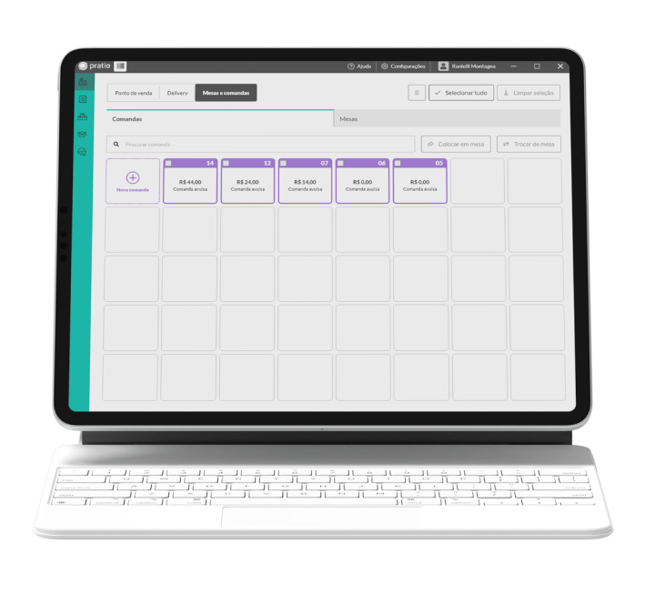 Controle de mesas e comandas
