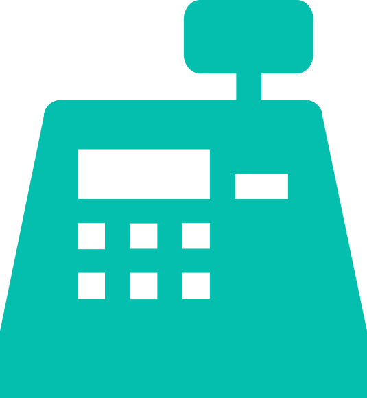 Frente de caixa para bares e restaurantes